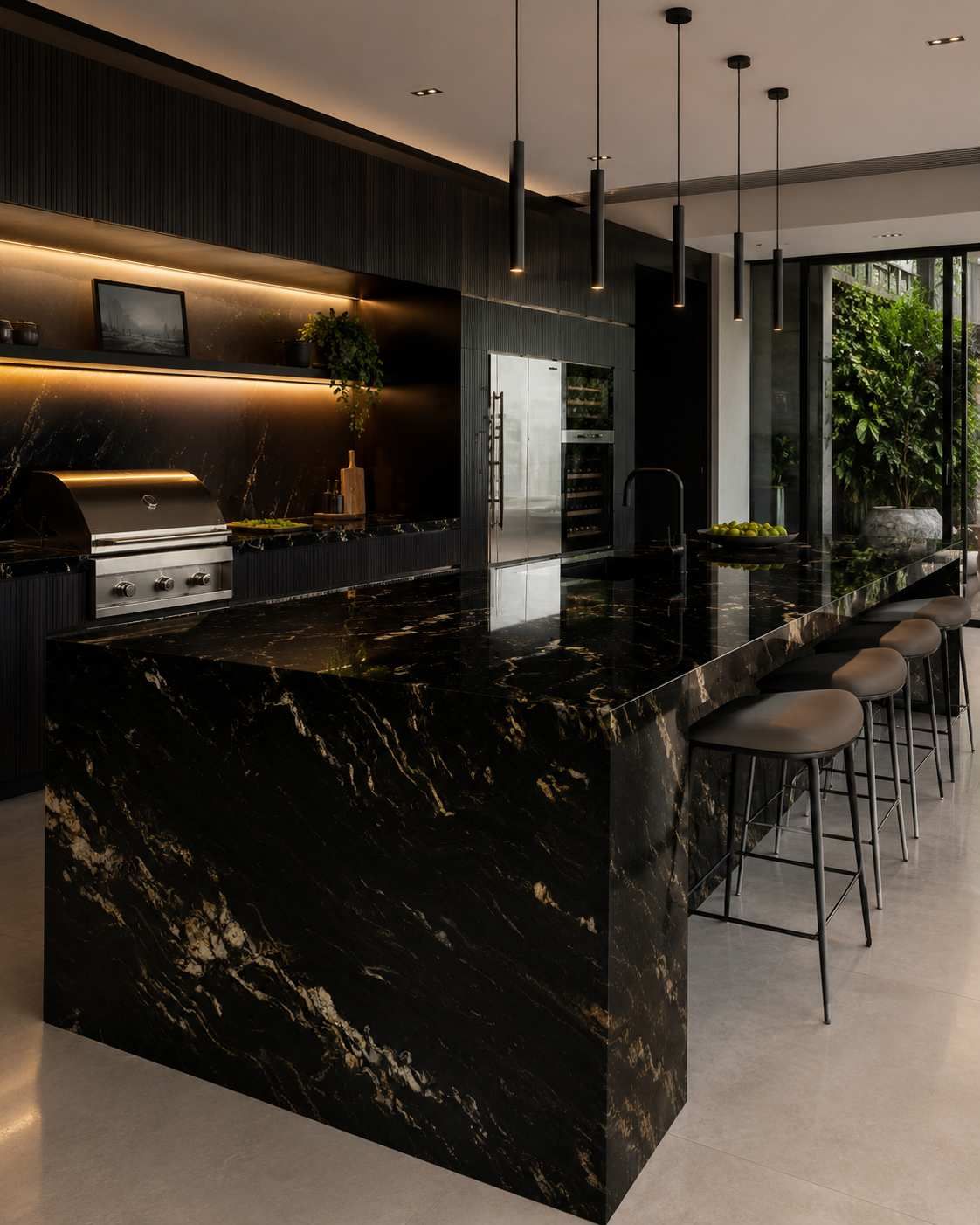 Ambiente com Titanium Gold